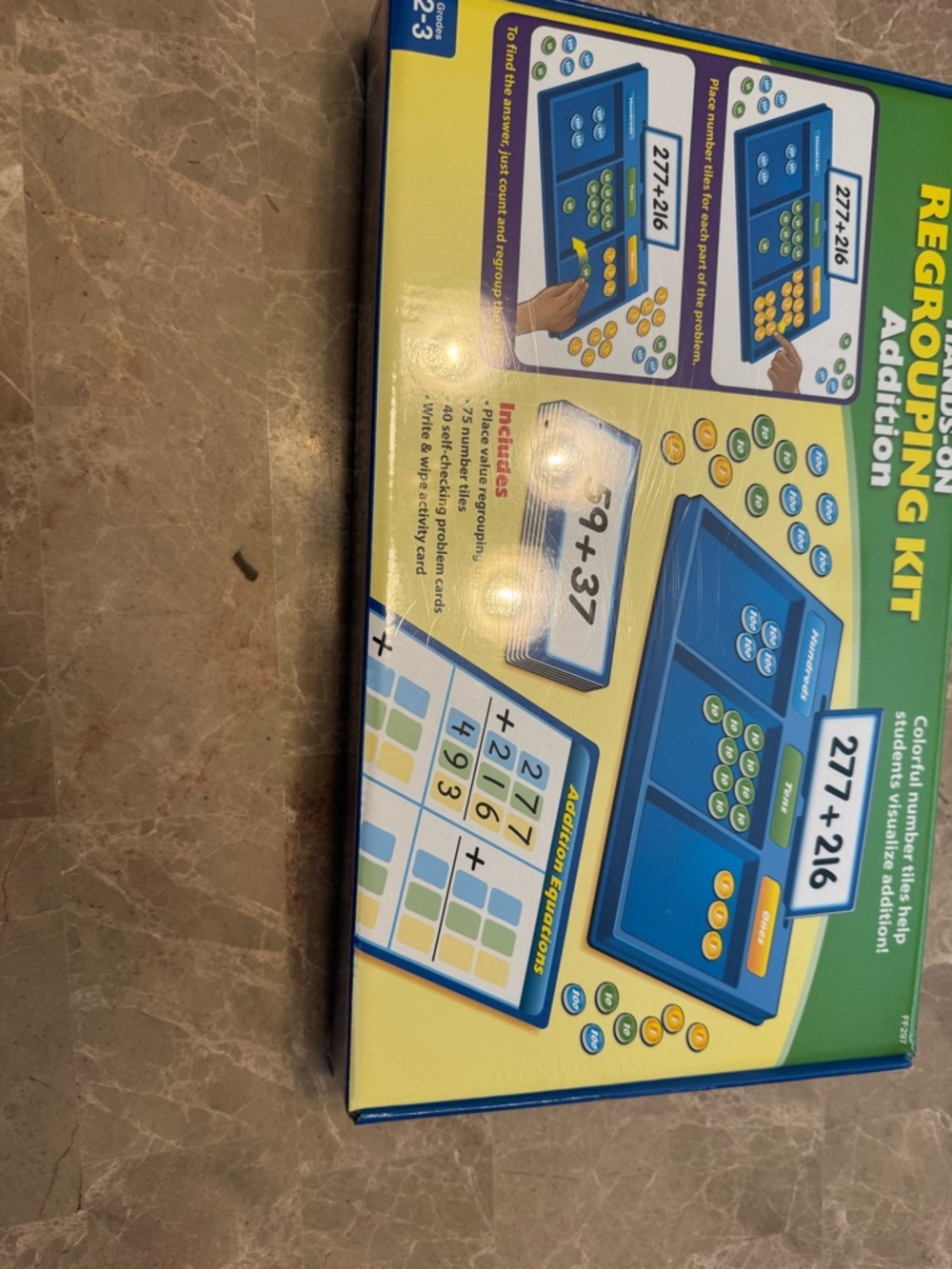 Lakeshore Hands-On Addition Regrouping Kit - Picture 9 of 10